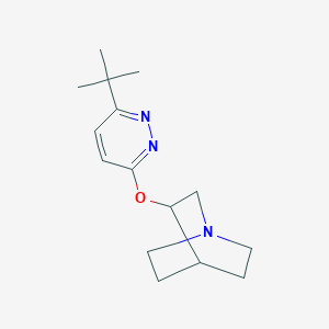 3-[(6-Tert-butylpyridazin-3-yl)oxy]-1-azabicyclo[2.2.2]octane