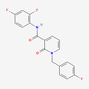 N-(2,4-difluorophenyl)-1-(4-fluorobenzyl)-2-oxo-1,2-dihydropyridine-3-carboxamide