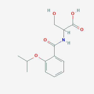 3-Hydroxy-2-(2-isopropoxy-benzoylamino)-propionic acid