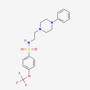N-(2-(4-phenylpiperazin-1-yl)ethyl)-4-(trifluoromethoxy)benzenesulfonamide