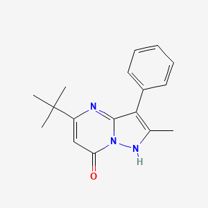 5-Tert-butyl-2-methyl-3-phenylpyrazolo[1,5-a]pyrimidin-7-ol