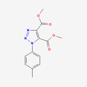 molecular formula C13H13N3O4 B2408105 二甲基1-(4-甲基苯基)-1H-1,2,3-三唑-4,5-二甲酸酯 CAS No. 166031-15-8