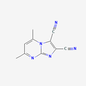 5,7-Dimethylimidazo[1,2-a]pyrimidine-2,3-dicarbonitrile