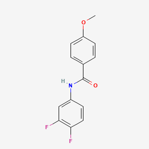N-(3,4-difluorophenyl)-4-methoxybenzamide