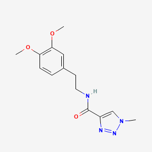 N-(3,4-dimethoxyphenethyl)-1-methyl-1H-1,2,3-triazole-4-carboxamide