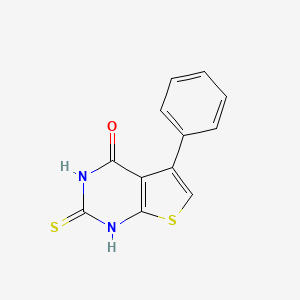 2-Mercapto-5-phenyl-3H-thieno[2,3-d]pyrimidin-4-one
