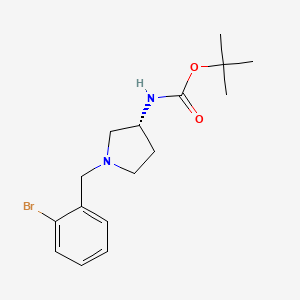 (R)-tert-Butyl 1-(2-bromobenzyl)pyrrolidin-3-ylcarbamate