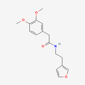 2-(3,4-dimethoxyphenyl)-N-(2-(furan-3-yl)ethyl)acetamide