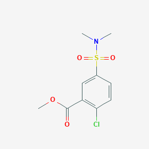 molecular formula C10H12ClNO4S B2408217 Methyl 2-chloro-5-(dimethylsulfamoyl)benzoate CAS No. 1031130-80-9