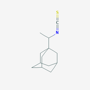 molecular formula C13H19NS B2408232 1-(1-异硫氰酸乙基)金刚烷 CAS No. 516455-87-1