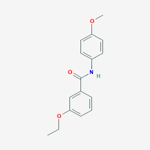 molecular formula C16H17NO3 B240825 3-ethoxy-N-(4-methoxyphenyl)benzamide 