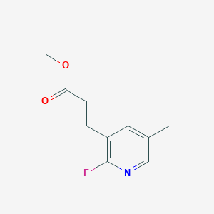 Methyl 3-(2-fluoro-5-methylpyridin-3-yl)propanoate