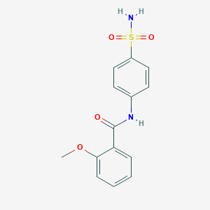 molecular formula C14H14N2O4S B240831 2-methoxy-N-(4-sulfamoylphenyl)benzamide 