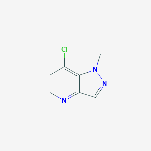 molecular formula C7H6ClN3 B2408315 7-Chloro-1-methyl-1H-pyrazolo[4,3-B]pyridine CAS No. 1057672-72-6; 94220-43-6
