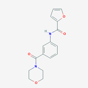 N-[3-(4-morpholinylcarbonyl)phenyl]-2-furamide