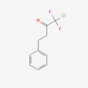 molecular formula C10H9ClF2O B2408336 1-Chloro-1,1-difluoro-4-phenylbutan-2-one CAS No. 145299-85-0