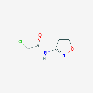molecular formula C5H5ClN2O2 B2408339 2-chloro-N-(1,2-oxazol-3-yl)acetamide CAS No. 92981-84-5