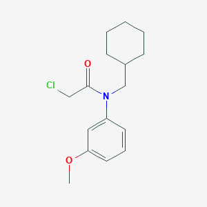 2-Chloro-N-(cyclohexylmethyl)-N-(3-methoxyphenyl)acetamide