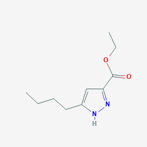 5-Butyl-2H-pyrazole-3-carboxylic acid ethyl ester