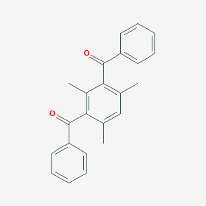 molecular formula C23H20O2 B240843 (3-Benzoyl-2,4,6-trimethylphenyl)(phenyl)methanone 