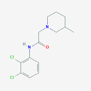 molecular formula C14H18Cl2N2O B2408431 N-(2,3-dichlorophenyl)-2-(3-methylpiperidin-1-yl)acetamide CAS No. 1016804-01-5