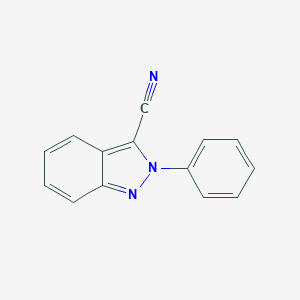 molecular formula C14H9N3 B240844 2-phenyl-2H-indazole-3-carbonitrile 