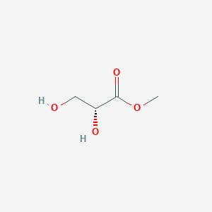 molecular formula C4H8O4 B2408460 (R)-2,3-二羟基丙酸甲酯 CAS No. 18289-89-9