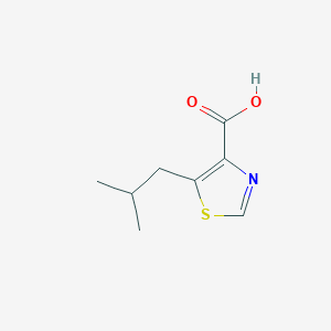 molecular formula C8H11NO2S B2408525 5-异丁基-1,3-噻唑-4-羧酸 CAS No. 864437-42-3