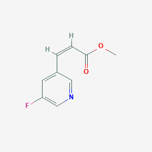 methyl (2Z)-3-(5-fluoropyridin-3-yl)prop-2-enoate