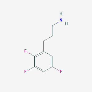 molecular formula C9H10F3N B2408608 3-(2,3,5-Trifluorophenyl)propan-1-amine CAS No. 1057679-64-7