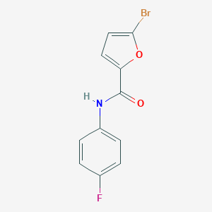 molecular formula C11H7BrFNO2 B240862 5-bromo-N-(4-fluorophenyl)-2-furamide 