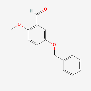 molecular formula C15H14O3 B2408678 5-(苄氧基)-2-甲氧基苯甲醛 CAS No. 52329-06-3