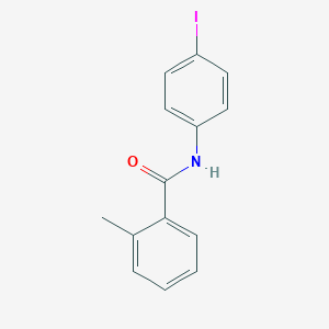 molecular formula C14H12INO B240868 N-(4-iodophenyl)-2-methylbenzamide 