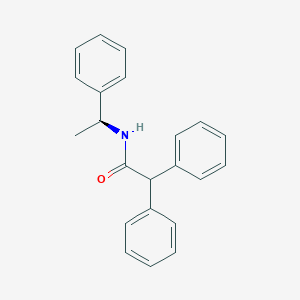 molecular formula C22H21NO B240870 2,2-diphenyl-N-[(1S)-1-phenylethyl]acetamide 