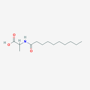 molecular formula C13H25NO3 B2408725 2-(decanoylamino)propanoic Acid CAS No. 27167-48-2