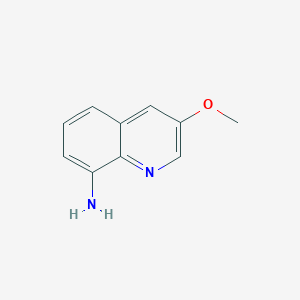 molecular formula C10H10N2O B2408807 3-Methoxyquinolin-8-amine CAS No. 1071218-86-4