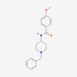 molecular formula C20H24N2O2 B240881 N-(1-benzylpiperidin-4-yl)-4-methoxybenzamide 