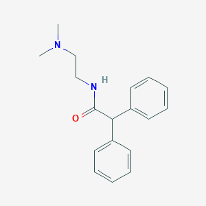 molecular formula C18H22N2O B240885 N-[2-(Dimethylamino)ethyl]-2,2-diphenylacetamide 