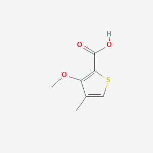molecular formula C7H8O3S B2408861 3-Methoxy-4-methylthiophene-2-carboxylic acid CAS No. 83261-25-0