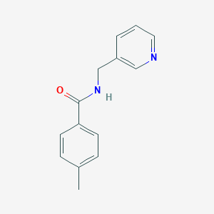 molecular formula C14H14N2O B240887 4-methyl-N-(pyridin-3-ylmethyl)benzamide 