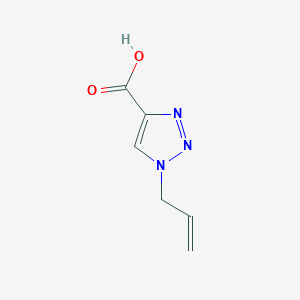 molecular formula C6H7N3O2 B2408874 1-(prop-2-en-1-yl)-1H-1,2,3-triazole-4-carboxylic acid CAS No. 1012081-60-5
