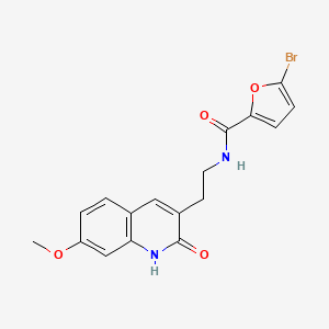 5-bromo-N-(2-(7-methoxy-2-oxo-1,2-dihydroquinolin-3-yl)ethyl)furan-2-carboxamide