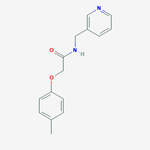 molecular formula C15H16N2O2 B240893 Acetamide, N-(pyridin-3-yl)methyl-2-p-tolyloxy- 