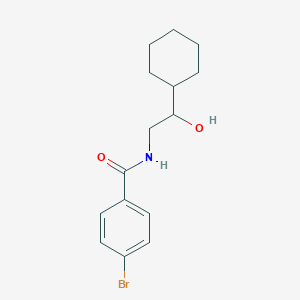 molecular formula C15H20BrNO2 B2408974 4-溴-N-(2-环己基-2-羟乙基)苯甲酰胺 CAS No. 1351630-52-8