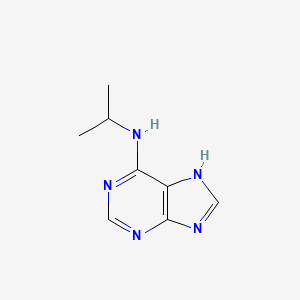 molecular formula C8H11N5 B2409002 N-(propan-2-yl)-9H-purin-6-amine CAS No. 63752-43-2