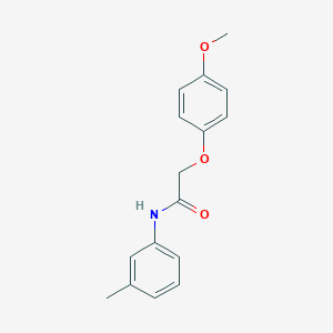 molecular formula C16H17NO3 B240902 2-(4-methoxyphenoxy)-N-(3-methylphenyl)acetamide 