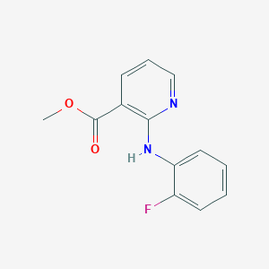 molecular formula C13H11FN2O2 B2409062 Methyl 2-(2-fluorophenylamino)nicotinate CAS No. 1286082-60-7