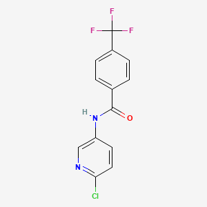 N-(6-chloropyridin-3-yl)-4-(trifluoromethyl)benzamide