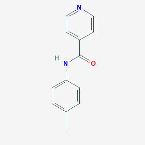 molecular formula C13H12N2O B240910 N-(4-methylphenyl)isonicotinamide 
