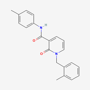 molecular formula C21H20N2O2 B2409125 1-(2-methylbenzyl)-2-oxo-N-(p-tolyl)-1,2-dihydropyridine-3-carboxamide CAS No. 1005300-42-4